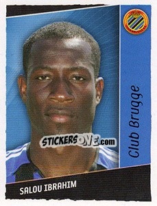 Sticker Salou Ibrahim - Football Belgium 2006-2007 n. 80 - Panini
