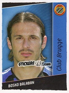 Sticker Bosko Balaban - Football Belgium 2006-2007 - Panini