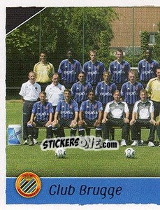 Sticker Team Photo - Football Belgium 2006-2007 - Panini