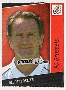 Sticker Albert Cartier - Football Belgium 2006-2007 - Panini