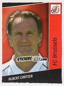 Figurina Albert Cartier - Football Belgium 2006-2007 - Panini