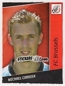 Sticker Michael Cordier - Football Belgium 2006-2007 - Panini