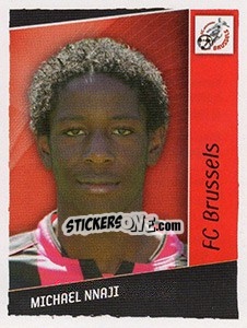 Sticker Michael Nnaji - Football Belgium 2006-2007 n. 92 - Panini