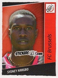 Sticker Sydney Kargbo - Football Belgium 2006-2007 - Panini