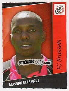 Figurina Musaba Selemani - Football Belgium 2006-2007 - Panini