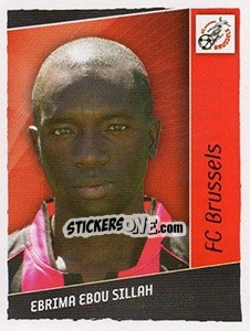 Sticker Ebrima Ebou Sillah - Football Belgium 2006-2007 - Panini