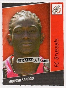 Sticker Moussa Sanogo - Football Belgium 2006-2007 - Panini