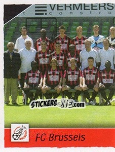 Sticker Team Photo - Football Belgium 2006-2007 - Panini