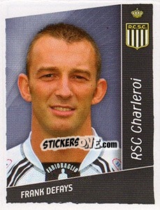 Sticker Frank Defays - Football Belgium 2006-2007 - Panini