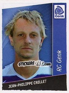 Sticker Jean-Philippe Caillet - Football Belgium 2006-2007 n. 132 - Panini