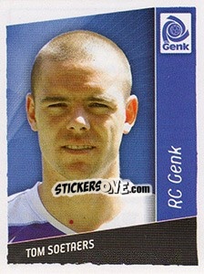 Sticker Tom Soetaers - Football Belgium 2006-2007 - Panini