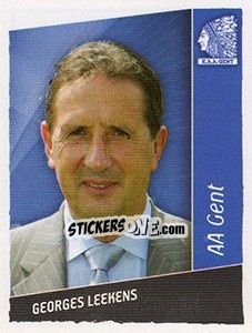 Sticker Georges Leekens - Football Belgium 2006-2007 - Panini