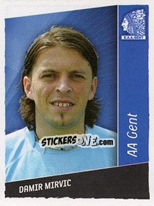 Sticker Damir Mirvic - Football Belgium 2006-2007 - Panini