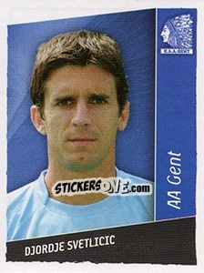 Cromo Djordje Sveilicic - Football Belgium 2006-2007 - Panini