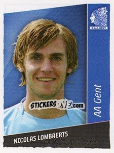Sticker Nicolas Lombaerts - Football Belgium 2006-2007 n. 155 - Panini