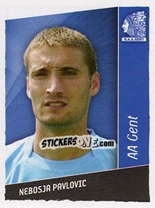 Sticker Nebojsa Pavlovic - Football Belgium 2006-2007 - Panini