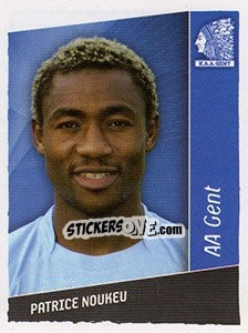 Sticker Patrice Noukeu - Football Belgium 2006-2007 - Panini