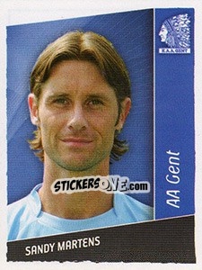 Sticker Sandy Martens - Football Belgium 2006-2007 - Panini