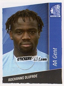 Sticker Adekanmi Olufade - Football Belgium 2006-2007 n. 166 - Panini