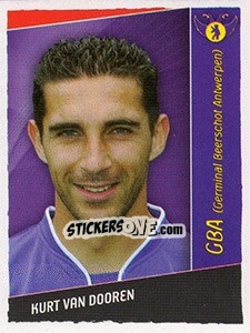 Sticker Kurt Van Dooren - Football Belgium 2006-2007 - Panini