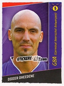 Sticker Didier Dheedene - Football Belgium 2006-2007 n. 177 - Panini
