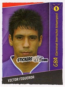 Sticker Victor Figueroa - Football Belgium 2006-2007 - Panini