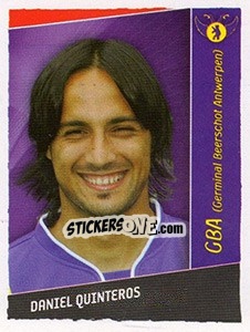 Sticker Daniel Quinteros - Football Belgium 2006-2007 - Panini