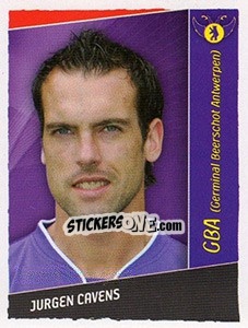 Figurina Jurgen Cavens - Football Belgium 2006-2007 n. 186 - Panini