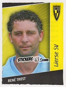 Sticker Rene Trost - Football Belgium 2006-2007 n. 191 - Panini