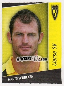 Sticker Mario Verheyen - Football Belgium 2006-2007 - Panini