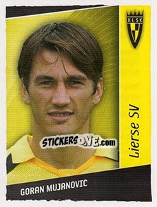 Sticker Goran Mujanovic - Football Belgium 2006-2007 n. 200 - Panini