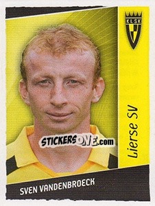 Cromo Sven Vendenbroeck - Football Belgium 2006-2007 - Panini