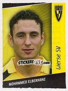 Sticker Mohammed Elberkani - Football Belgium 2006-2007 - Panini