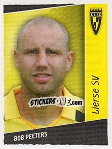 Cromo Bob Peeters - Football Belgium 2006-2007 - Panini