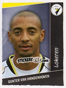 Sticker Gunter Van Handenhoven - Football Belgium 2006-2007 - Panini