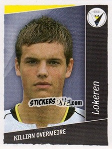 Sticker Killian Overmeire - Football Belgium 2006-2007 - Panini