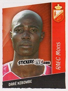 Sticker Dare Nibombe - Football Belgium 2006-2007 - Panini