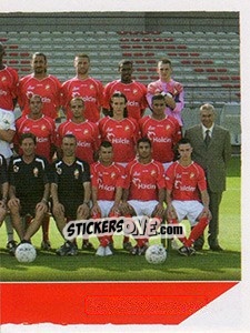 Sticker Team Photo - Football Belgium 2006-2007 - Panini