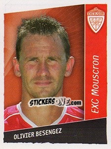 Sticker Olivier Besengez - Football Belgium 2006-2007 - Panini