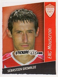 Sticker Sebastien Grimaldi - Football Belgium 2006-2007 - Panini