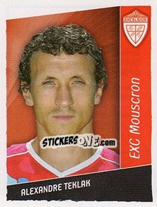 Sticker Alexandre Teklak - Football Belgium 2006-2007 - Panini