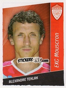 Sticker Alexandre Teklak - Football Belgium 2006-2007 n. 263 - Panini