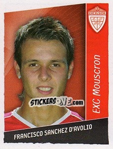 Sticker Francisco Sanchez D'Avolio - Football Belgium 2006-2007 - Panini