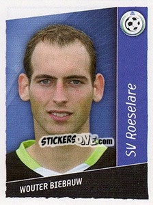 Figurina Wouter Biebauw - Football Belgium 2006-2007 - Panini