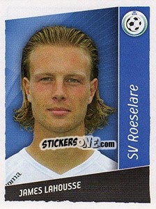 Sticker James Lahousse - Football Belgium 2006-2007 - Panini