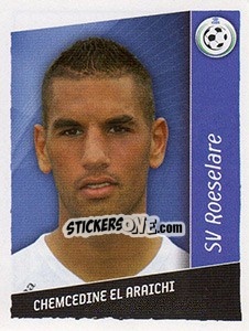 Sticker Chemcedine El Araichi - Football Belgium 2006-2007 - Panini