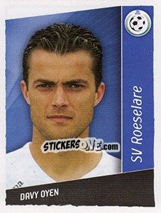 Sticker Davy Oyen - Football Belgium 2006-2007 - Panini