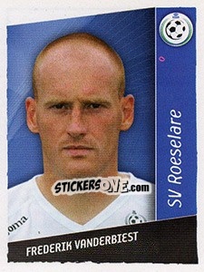 Sticker Frederik Vanderbiest - Football Belgium 2006-2007 n. 284 - Panini