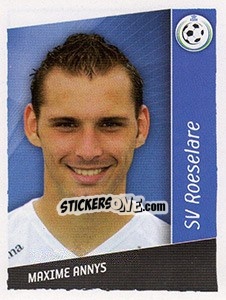 Sticker Maxime Annys - Football Belgium 2006-2007 - Panini