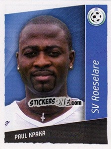 Sticker Paul Kpaka - Football Belgium 2006-2007 n. 289 - Panini